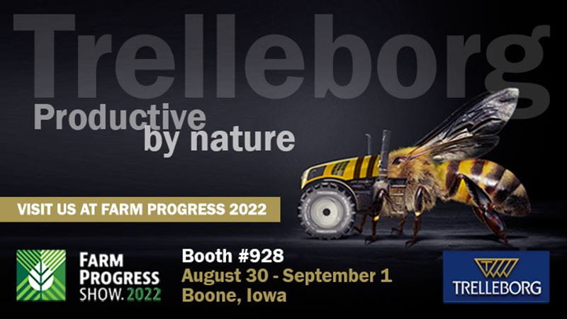 Trelleborg muestra en el Farm Progress Show sus soluciones de alto rendimiento