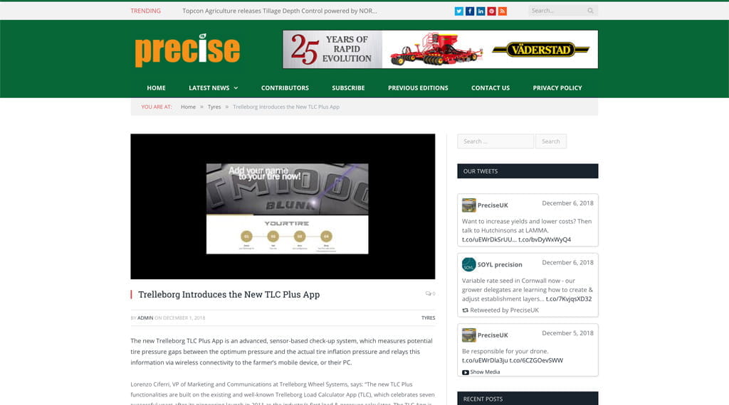 TLC Plus App Press review tires