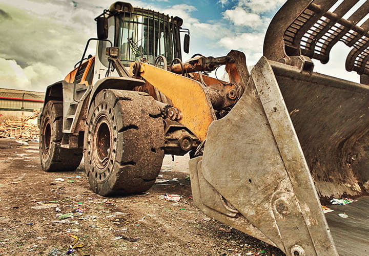 Trelleborg waste and recycling solid tyres