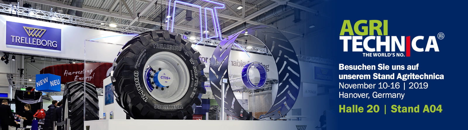 Trelleborg TWS AG Exhibition Agritechnica